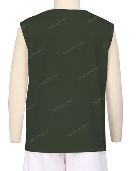 Sleeveless Crew Neck T-Shirt