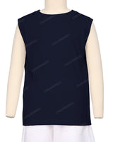 Sleeveless Crew Neck T-Shirt