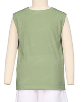 Sleeveless Crew Neck T-Shirt