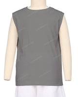 Sleeveless Crew Neck T-Shirt