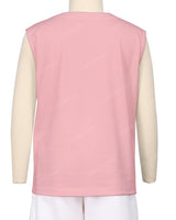 Sleeveless Crew Neck T-Shirt