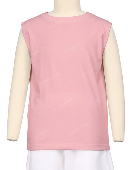 Sleeveless Crew Neck T-Shirt