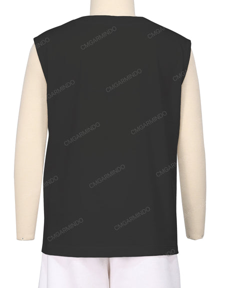 Sleeveless Crew Neck T-Shirt