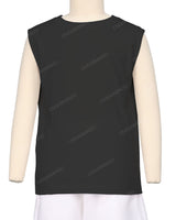Sleeveless Crew Neck T-Shirt