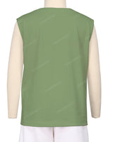 Sleeveless Crew Neck T-Shirt
