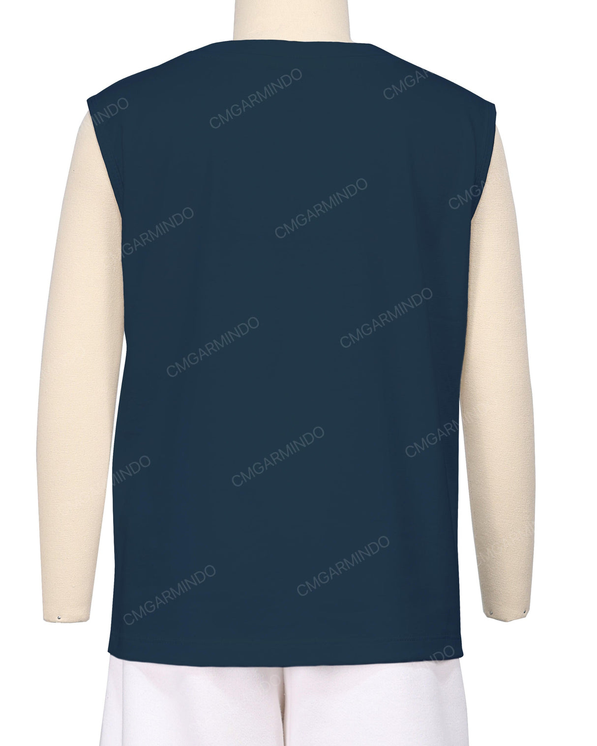 Sleeveless Crew Neck T-Shirt