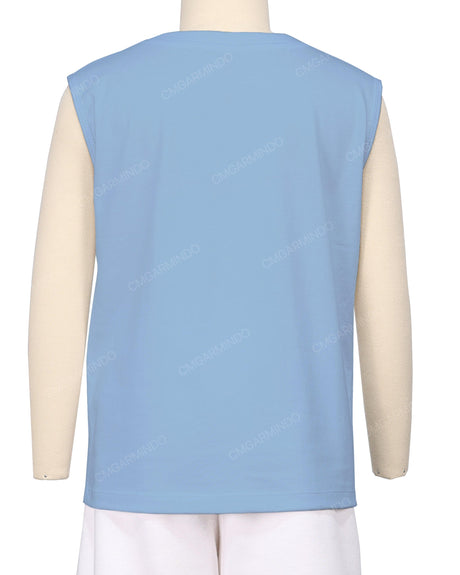 Sleeveless Crew Neck T-Shirt
