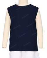 Sleeveless Crew Neck T-Shirt