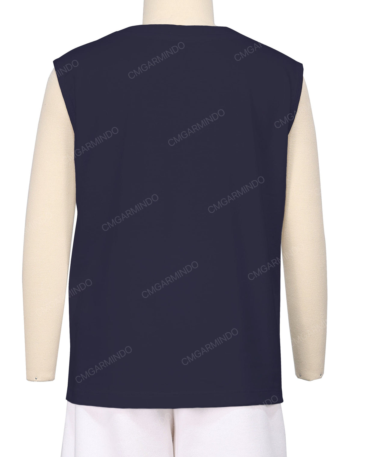 Sleeveless Crew Neck T-Shirt