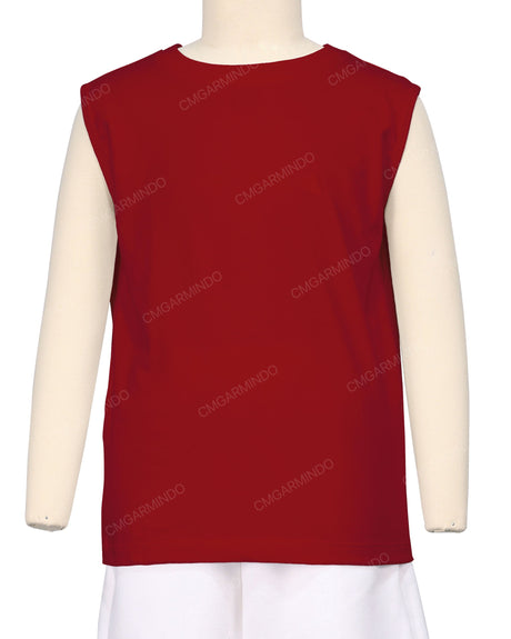 Sleeveless Crew Neck T-Shirt