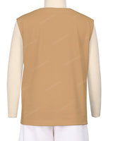 Sleeveless Crew Neck T-Shirt