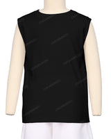Sleeveless Crew Neck T-Shirt