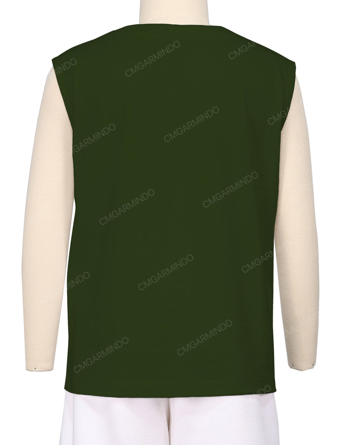 Sleeveless Crew Neck T-Shirt