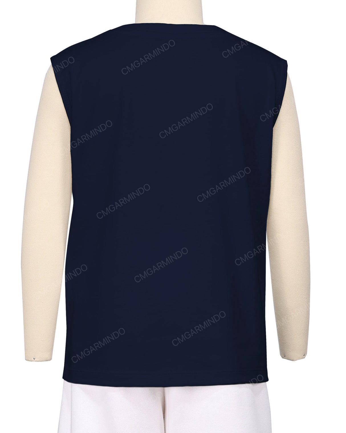 Sleeveless Crew Neck T-Shirt