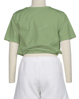 Short Sleeve Crop Top