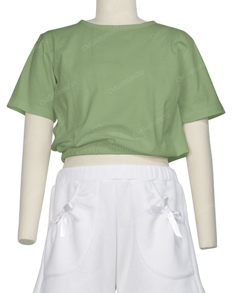 Short Sleeve Crop Top