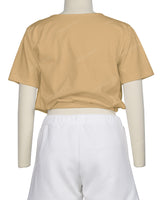 Short Sleeve Crop Top