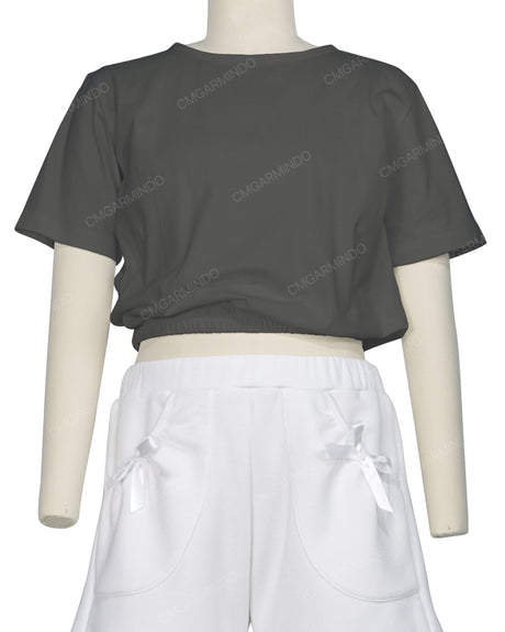 Short Sleeve Crop Top