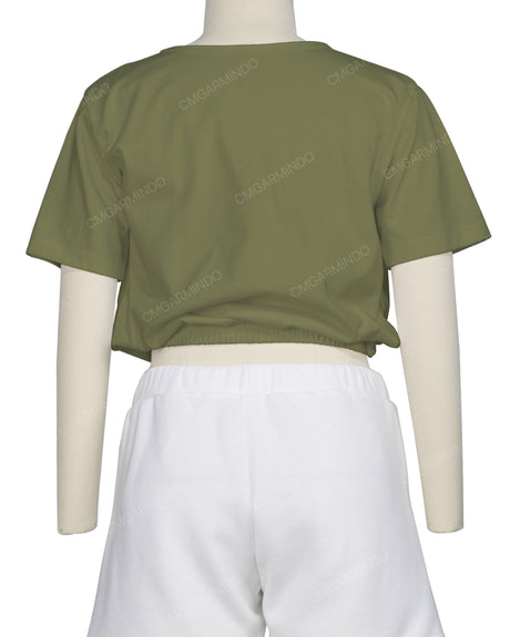 Short Sleeve Crop Top