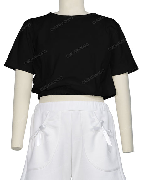 Short Sleeve Crop Top