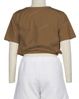 Short Sleeve Crop Top