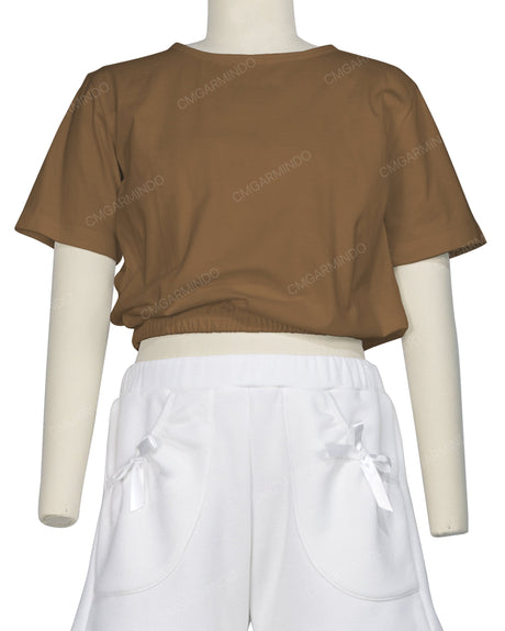 Short Sleeve Crop Top