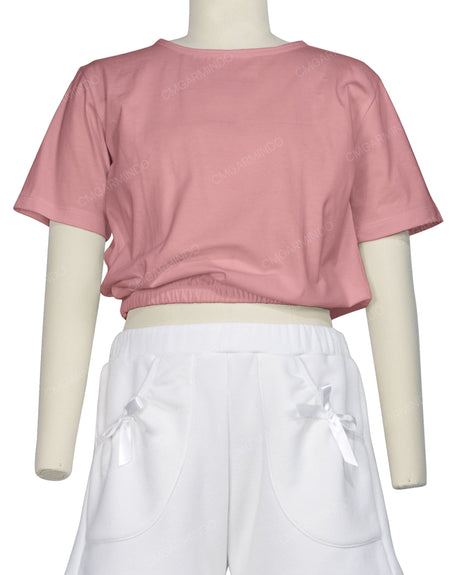 Short Sleeve Crop Top