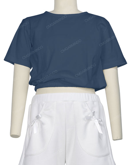 Short Sleeve Crop Top