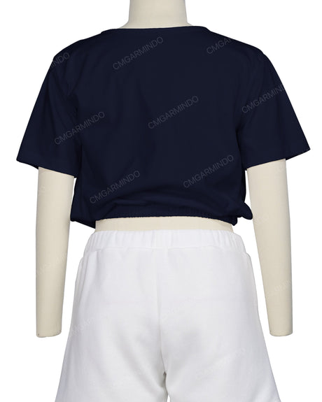 Short Sleeve Crop Top