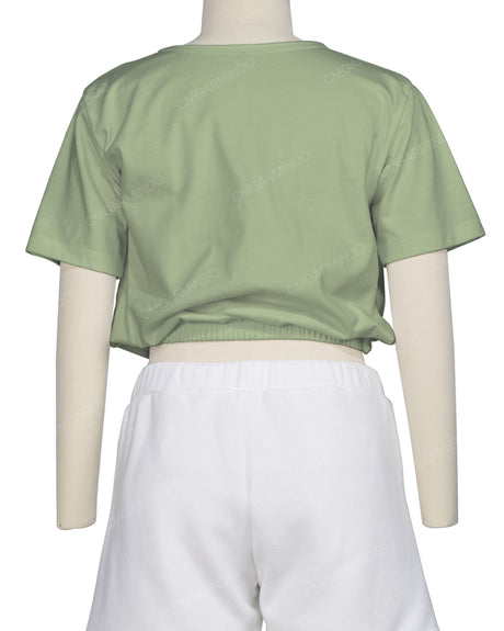 Short Sleeve Crop Top