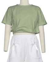 Short Sleeve Crop Top