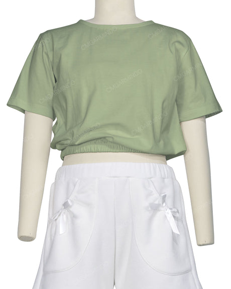 Short Sleeve Crop Top