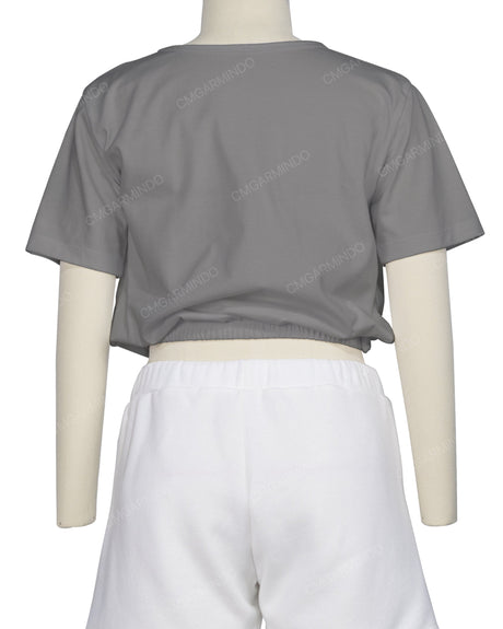 Short Sleeve Crop Top
