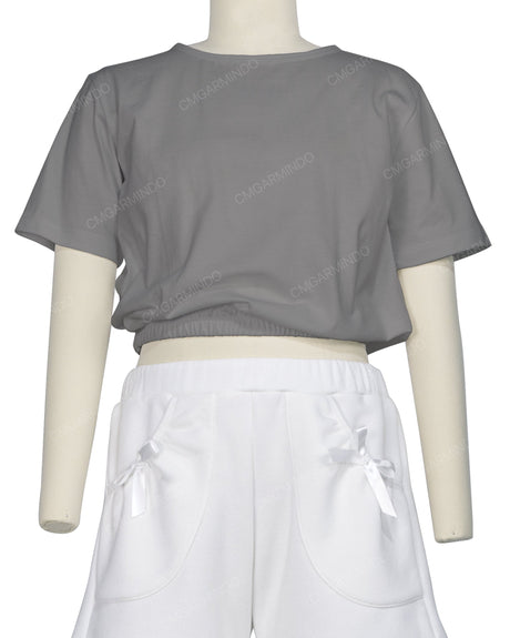Short Sleeve Crop Top