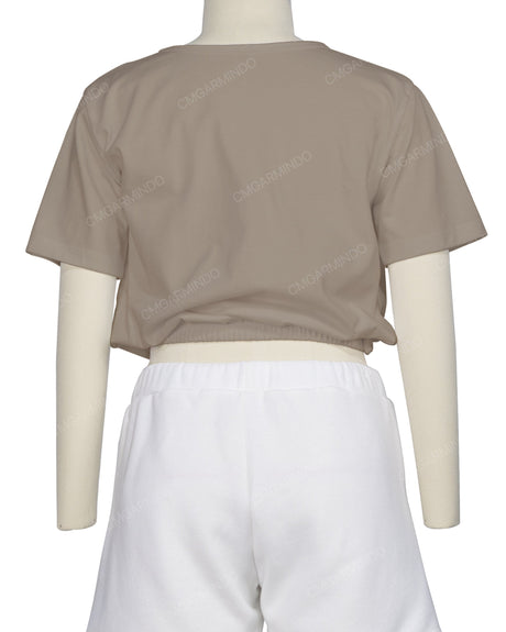 Short Sleeve Crop Top