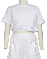 Short Sleeve Crop Top