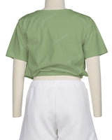 Short Sleeve Crop Top