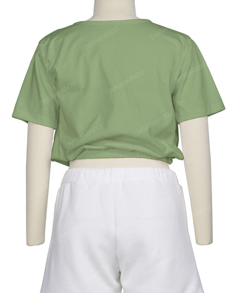 Short Sleeve Crop Top