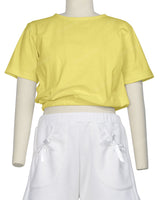 Short Sleeve Crop Top