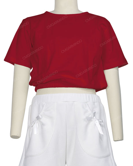 Short Sleeve Crop Top