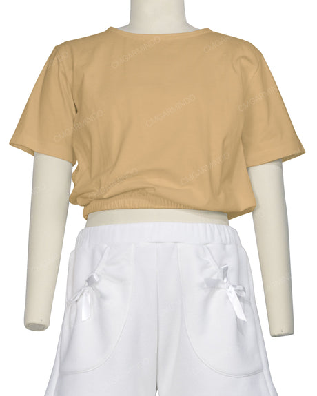 Short Sleeve Crop Top