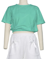Short Sleeve Crop Top