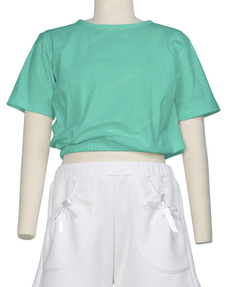 Short Sleeve Crop Top