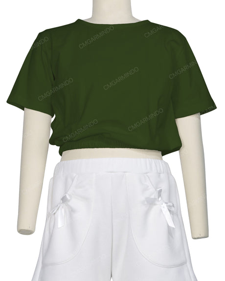 Short Sleeve Crop Top