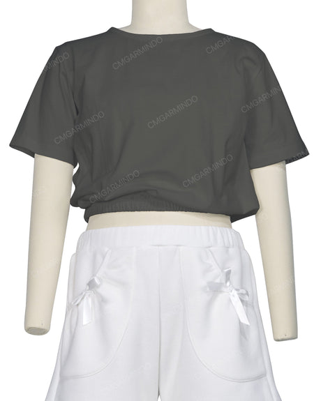 Short Sleeve Crop Top
