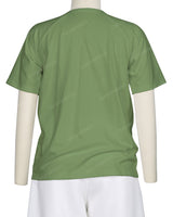 Button Shoulder Raglan T-Shirt
