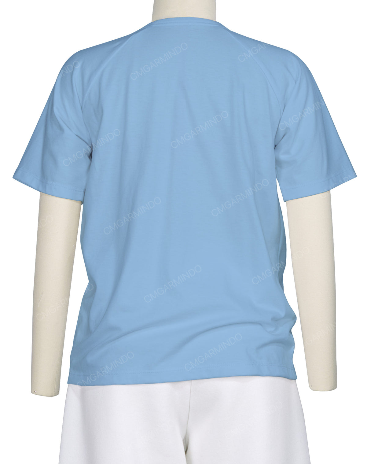 Button Shoulder Raglan T-Shirt