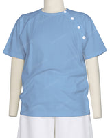 Button Shoulder Raglan T-Shirt