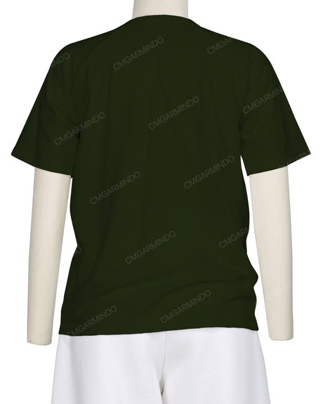 Button Shoulder Raglan T-Shirt