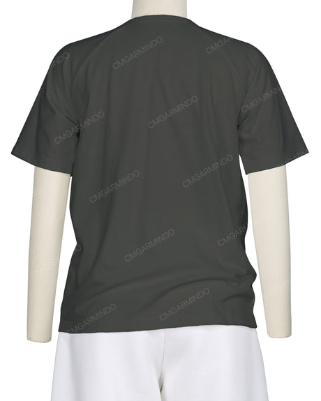 Button Shoulder Raglan T-Shirt